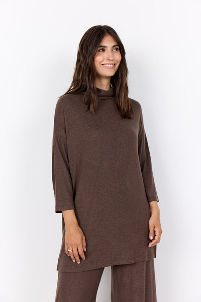 SC-BIARA 73 Sweatshirt Mørk brun