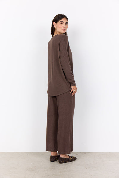 SC-BIARA 90 Bluse Mørk brun