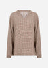 SC-HALIA 1 AOP Bluse Rubin rød