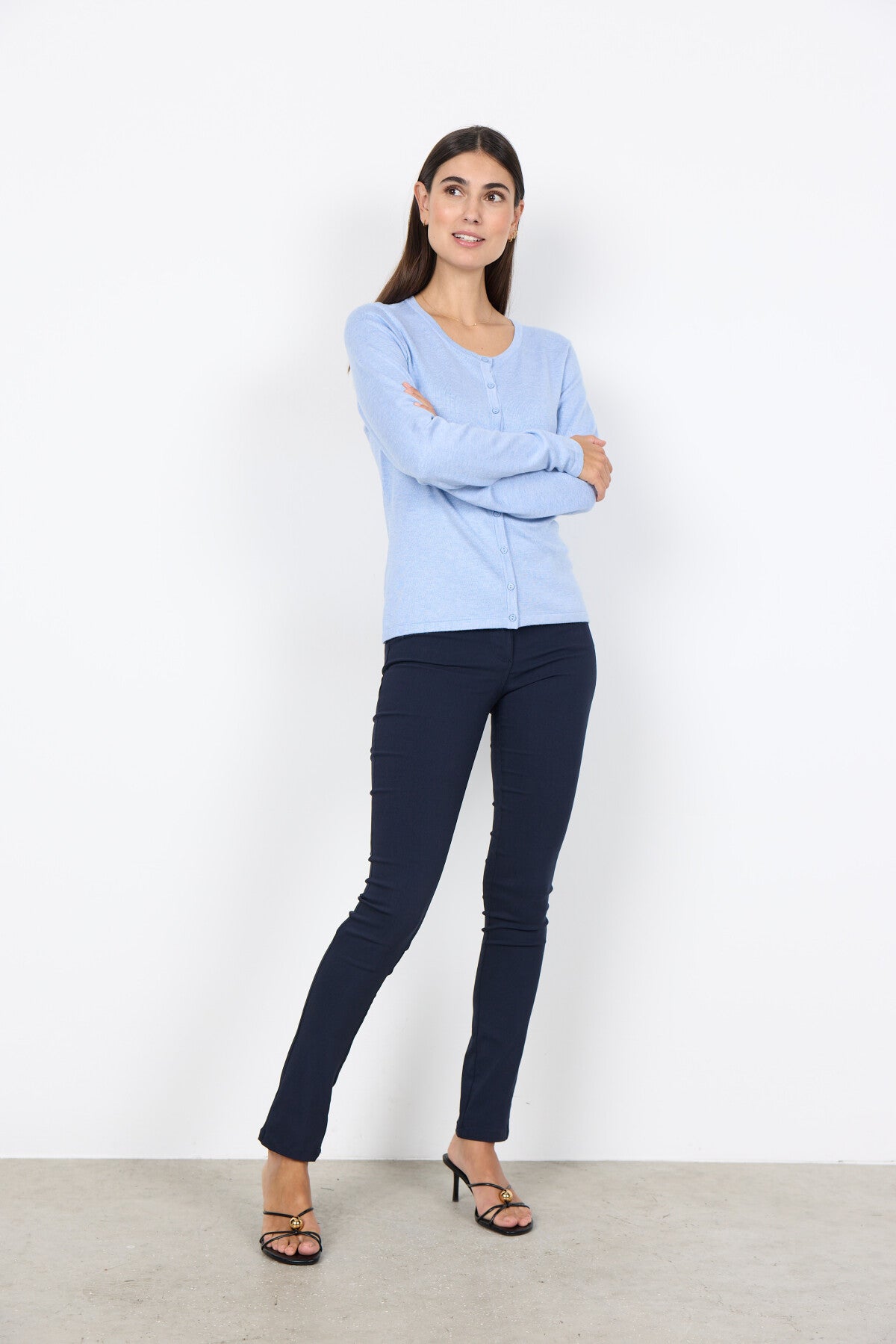 SC-DOLLIE 446 Cardigan Lyseblå