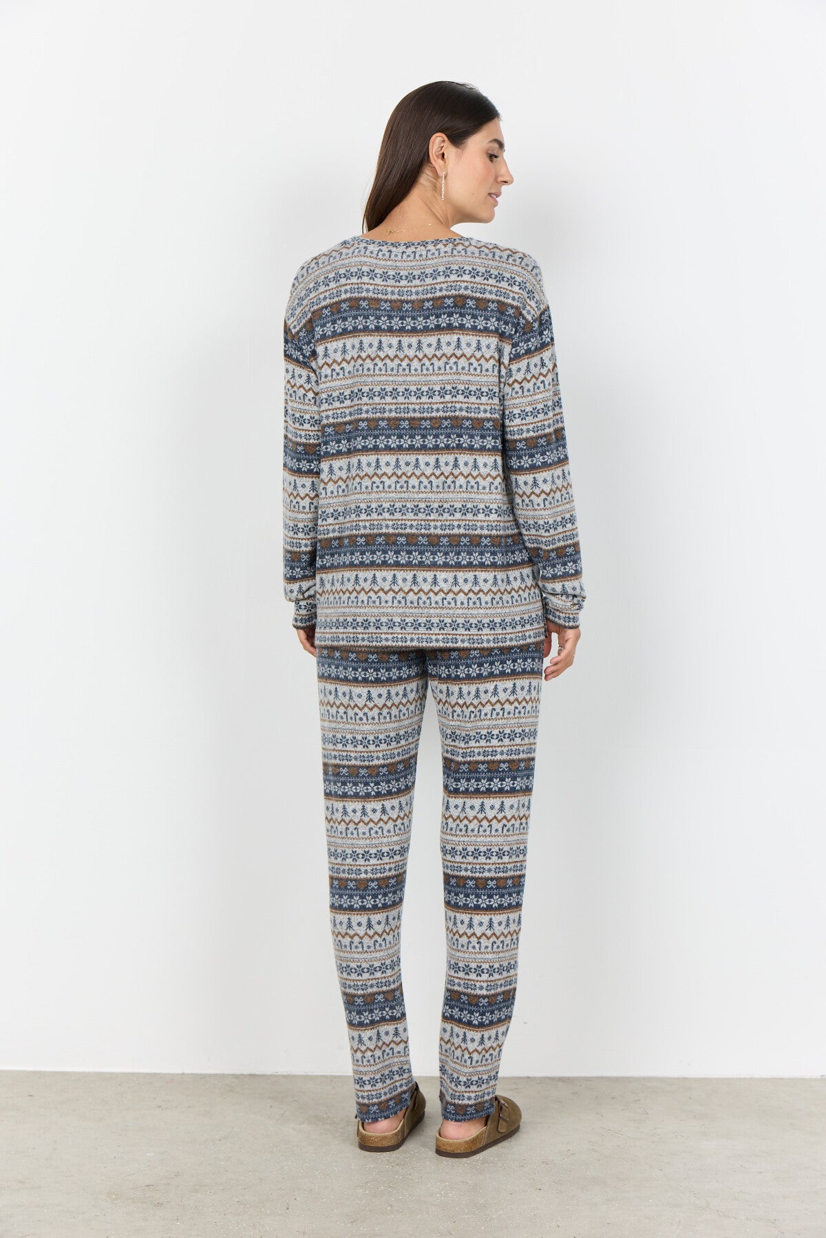 SC-BIARA AOP SET 149 Pyjamas Mørk blå