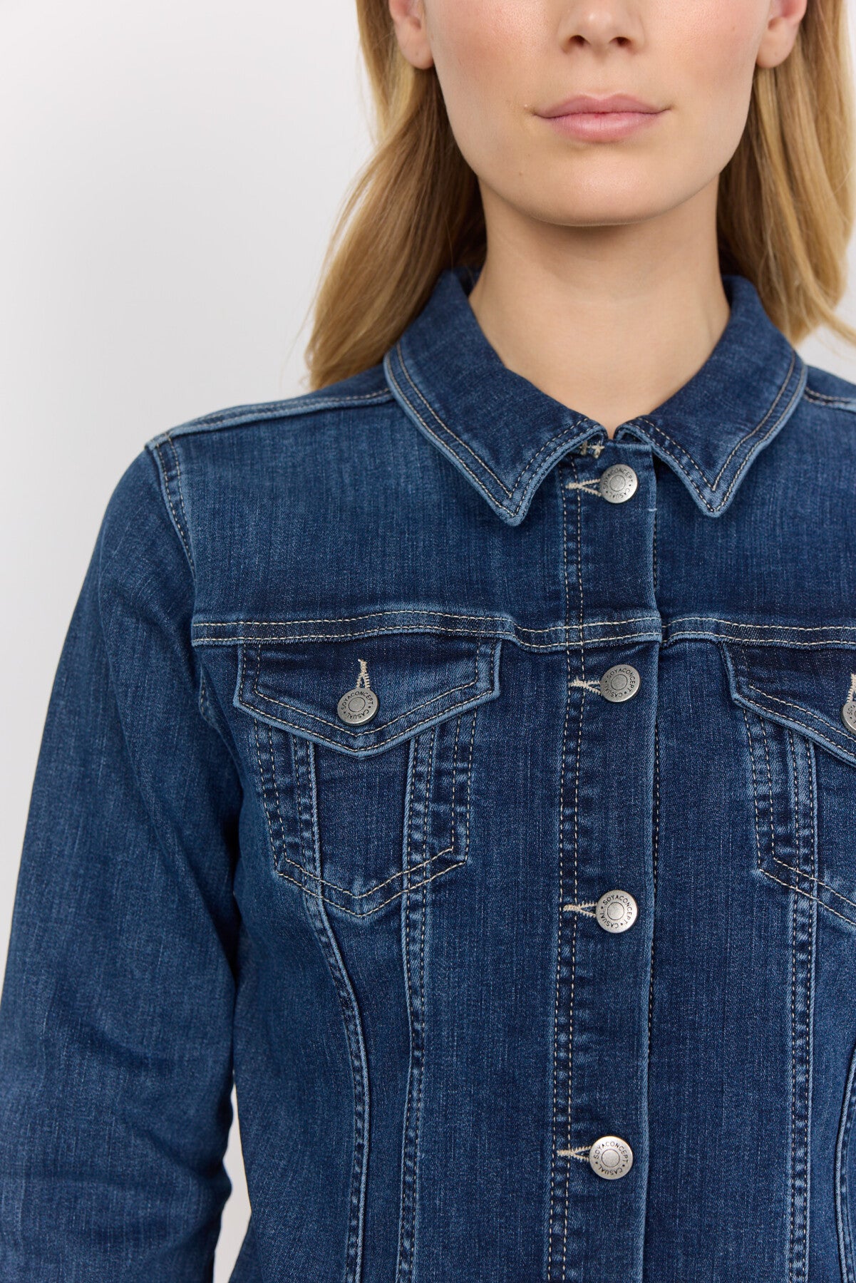 SC-KIMBERLY 3 Jakke Mørk denim
