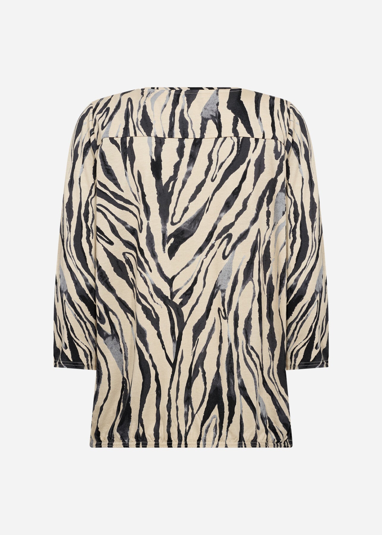 SC-FELICITY AOP 521 Bluse Sort