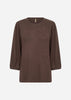 SC-BIARA 116 Bluse Mørk brun