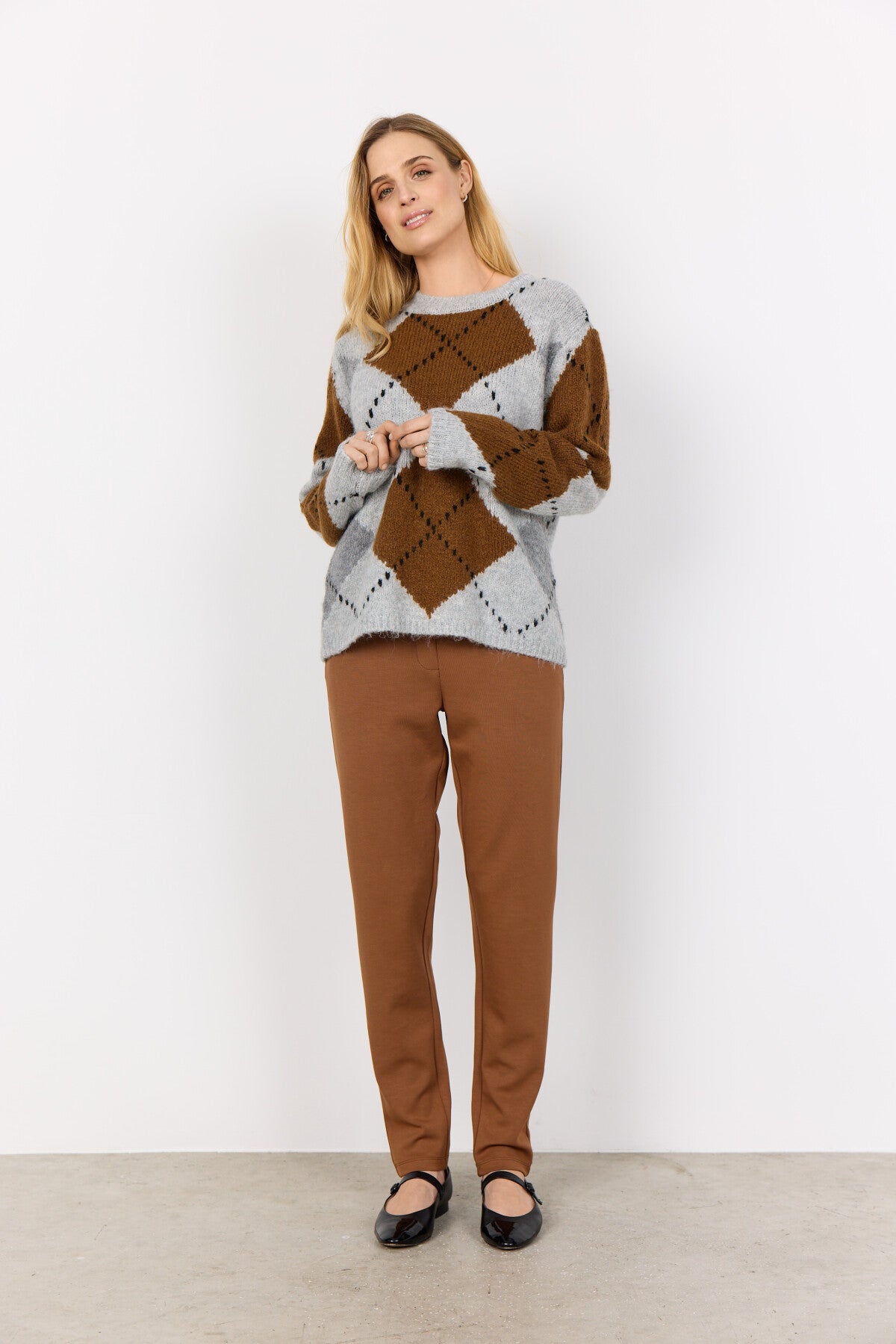 SC-ACACIE 1 Pullover Lys grå
