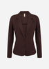SC-DANIELA 1 Blazer Mørk blomme