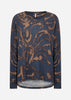 SC-BIARA AOP 160 Bluse Navy