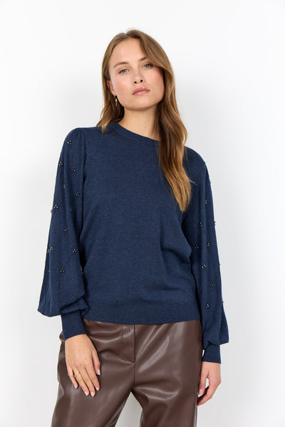 SC-DOLLIE 802 Pullover Mørk blå