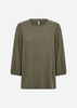 SC-BIARA 116 Bluse Mørkegrøn