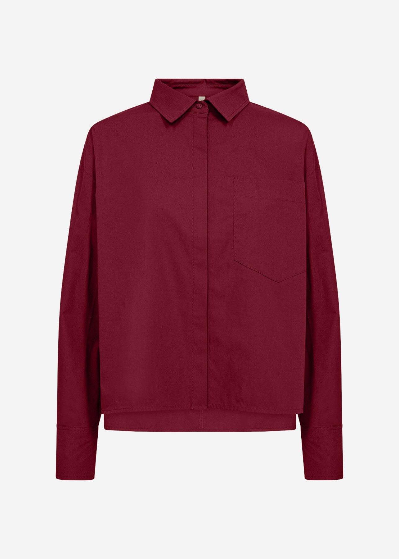 SC-RACHELLE 7 Skjorte Bordeaux