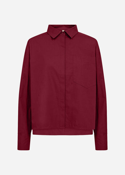 SC-RACHELLE 7 Skjorte Bordeaux