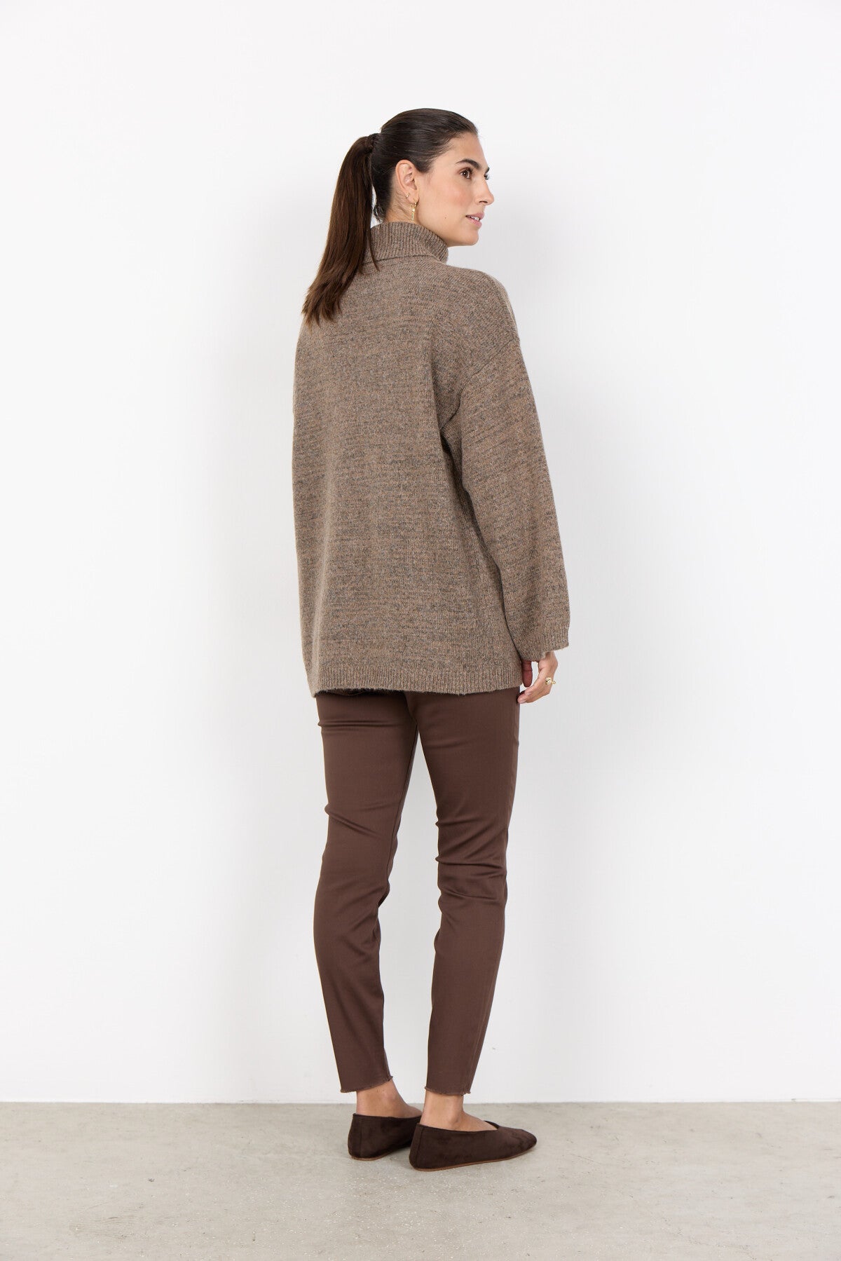 SC-VIDA 1 Pullover Mørk sand