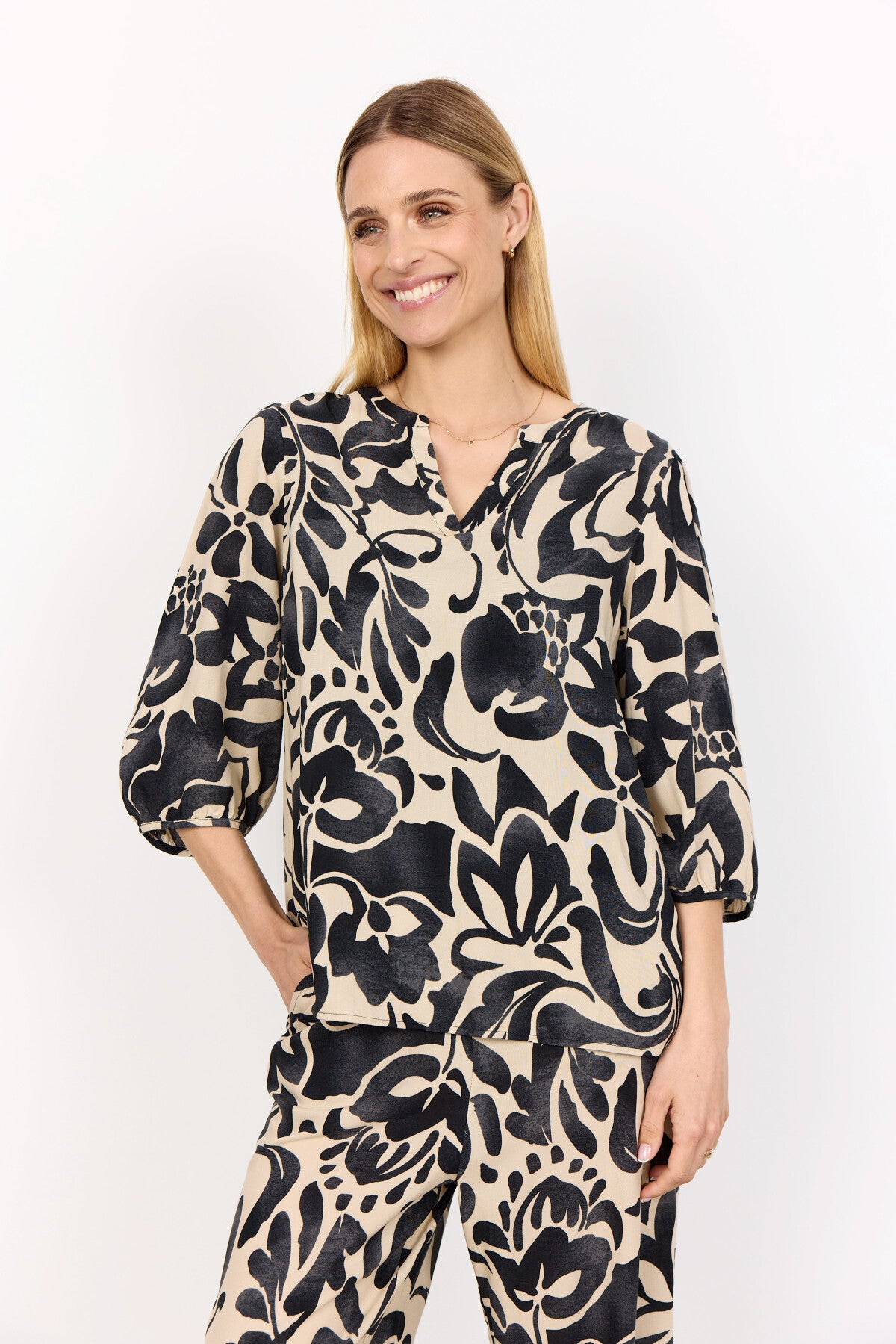 SC-SENTA 1 Bluse Sort