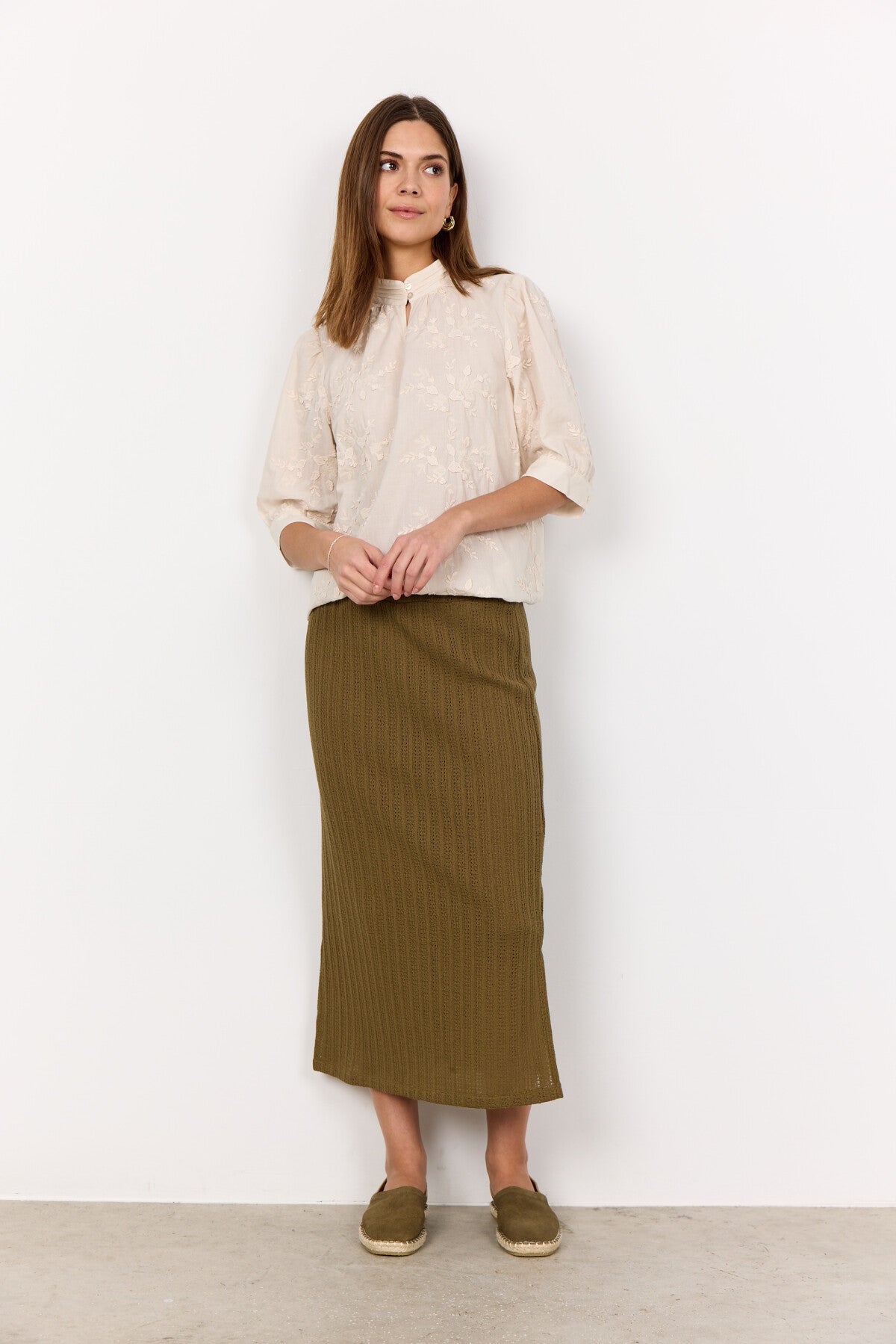SC-SILVA 2 Bluse Creme