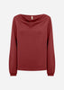 SC-BANU 333 Bluse Rubin rød