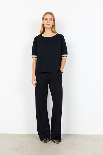 SC-BANU 286 Bluse Sort