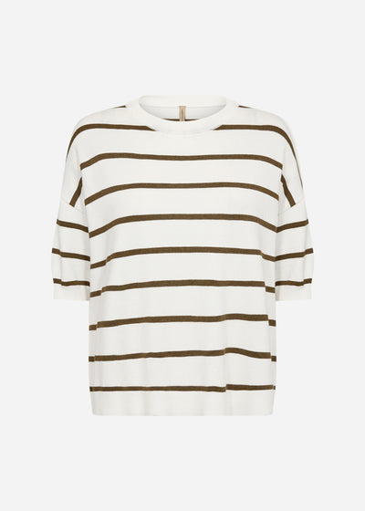 SC-DOLLIE STRIPE 794 Pullover Oliven