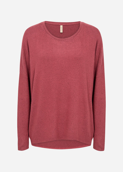 SC-BIARA 1 Bluse Rubin rød