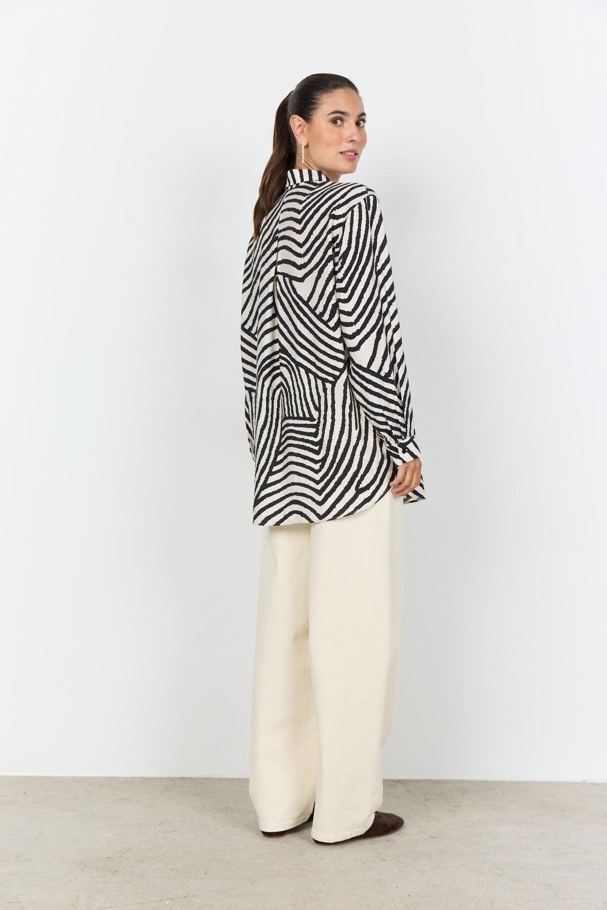 SC-BECCA 2 Skjorte Sort