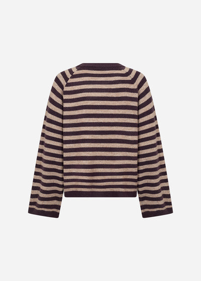 SC-ORLEAN STRIPE 14 Pullover Lilla