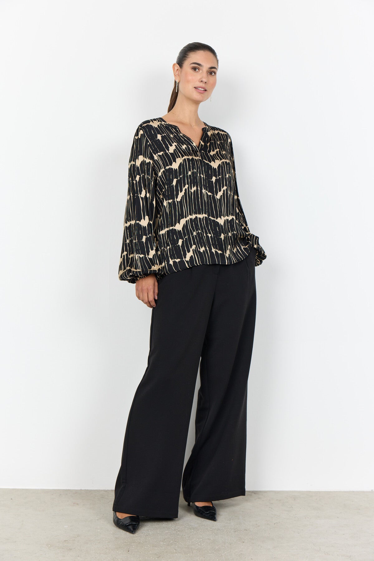 SC-ARLETTE 1 Bluse Sort
