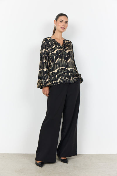 SC-ARLETTE 1 Bluse Sort