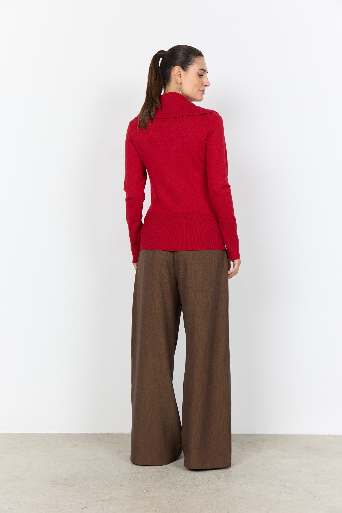 SC-DOLLIE 305 Pullover Rød
