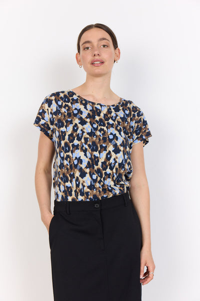 SC-FELICITY AOP 515 T-shirt Lyseblå