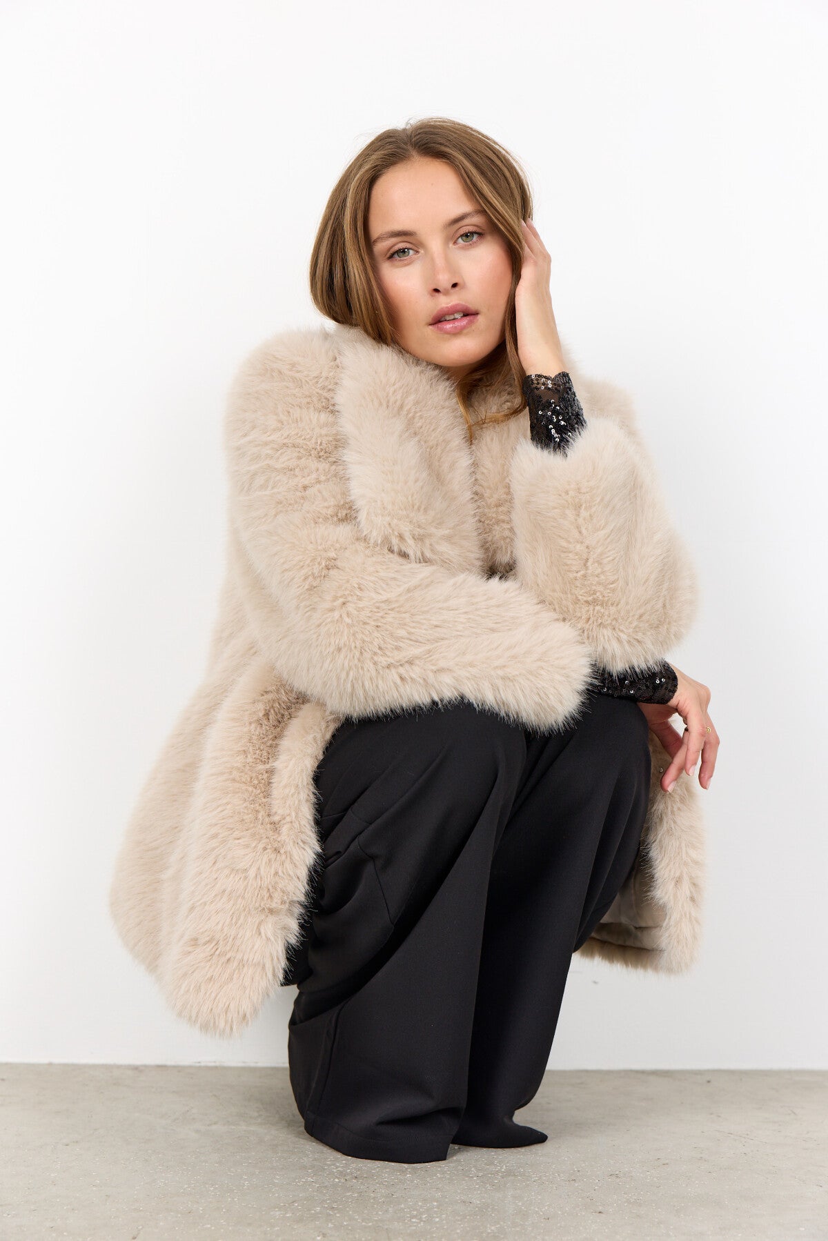 SC-NAIDA 4 Jakke Creme