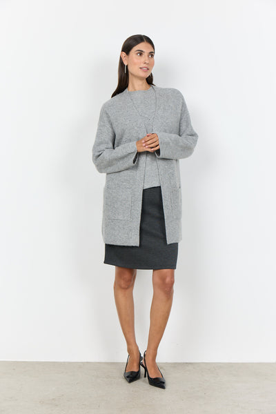 SC-AVALON 3 Cardigan Grå