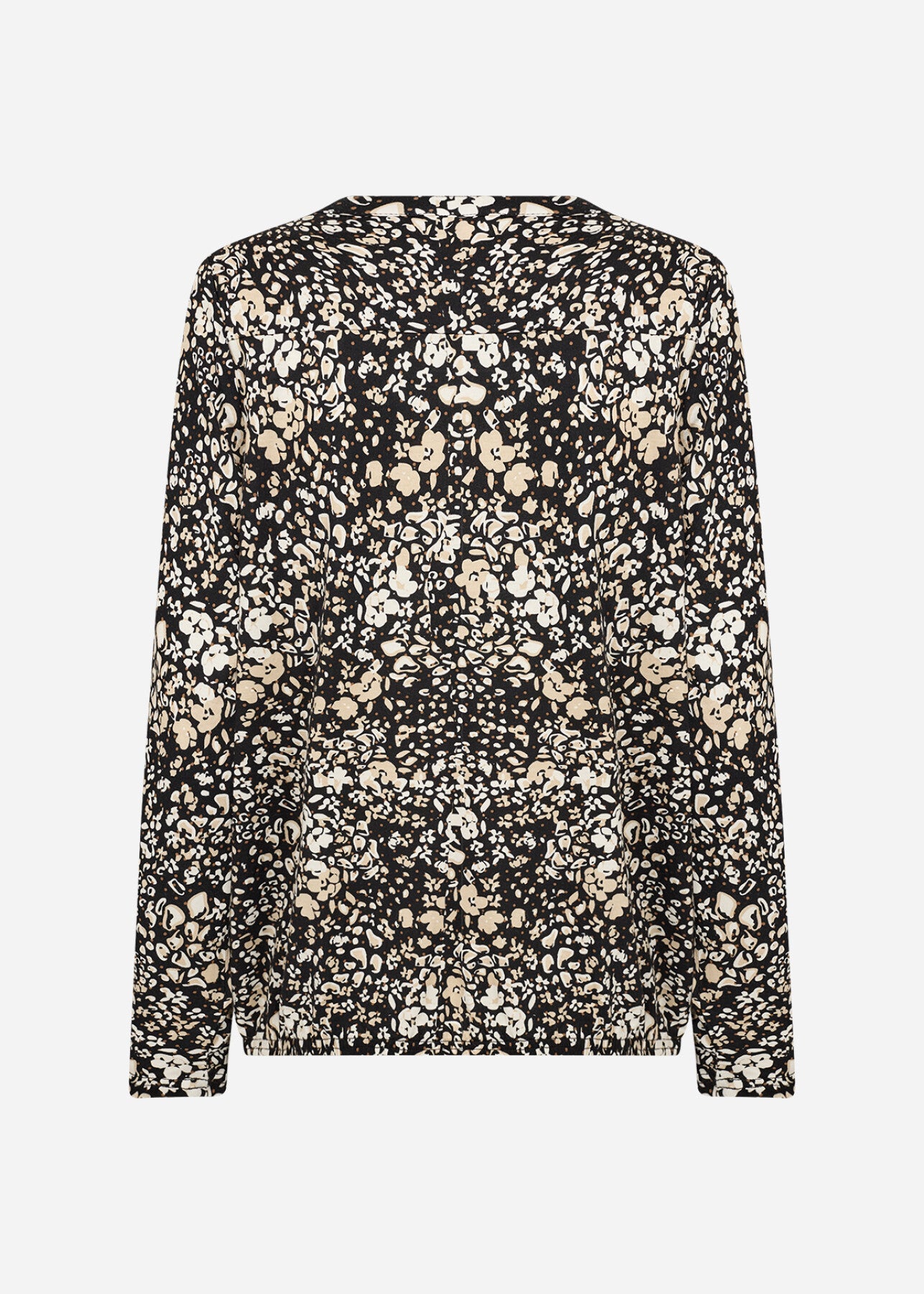 SC-FELICITY AOP 532 Bluse Sort