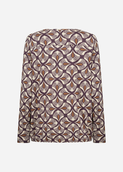 SC-FELICITY AOP 526 Bluse Lilla