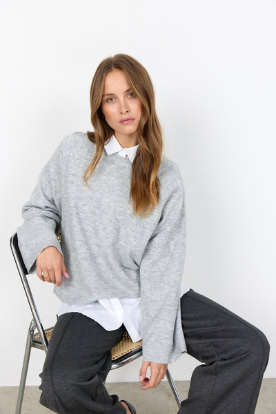 SC-ORLEAN 4 Pullover Lys grå