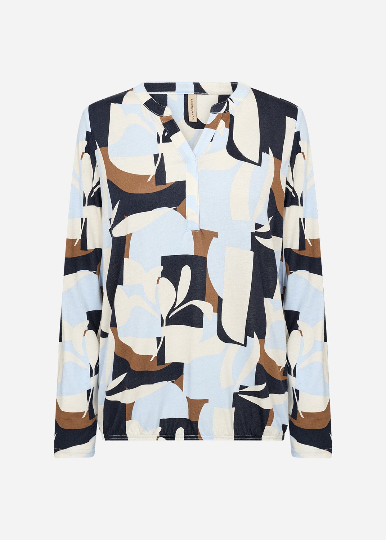 SC-FELICITY AOP 531 Bluse Lyseblå