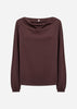 SC-BANU 333 Bluse Mørk blomme