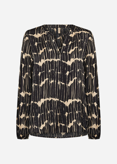 SC-ARLETTE 1 Bluse Sort