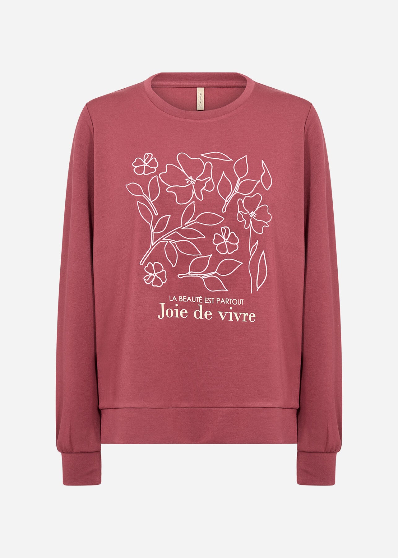 SC-BANU 287 Sweatshirt Rubin rød