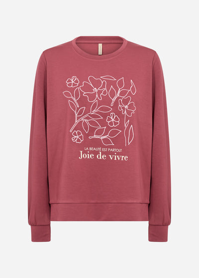 SC-BANU 287 Sweatshirt Rubin rød