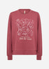 SC-BANU 287 Sweatshirt Rubin rød
