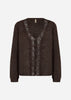 SC-ORLEAN 19 Cardigan Mørk blomme