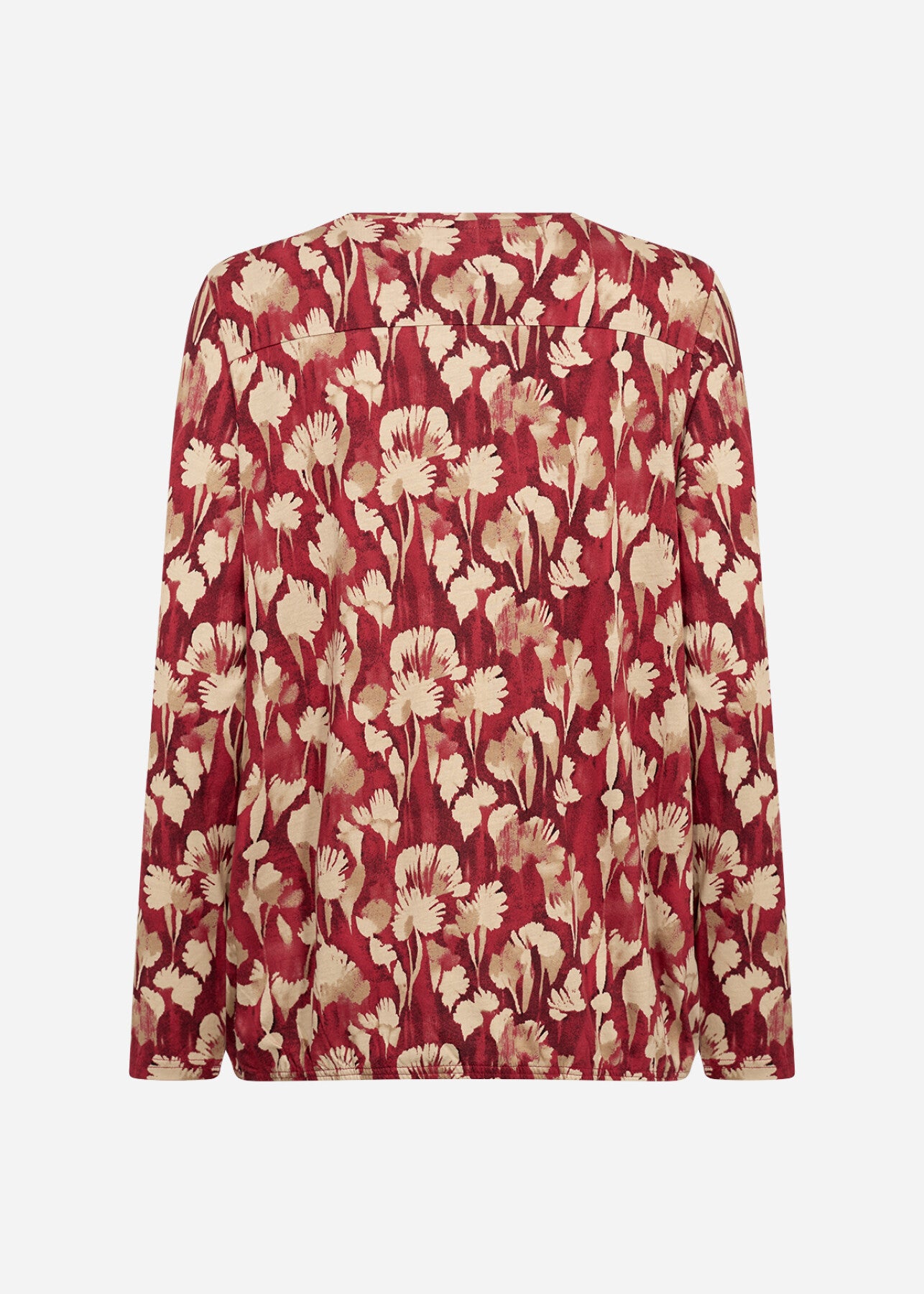 SC-FELICITY AOP 525 Bluse Rød