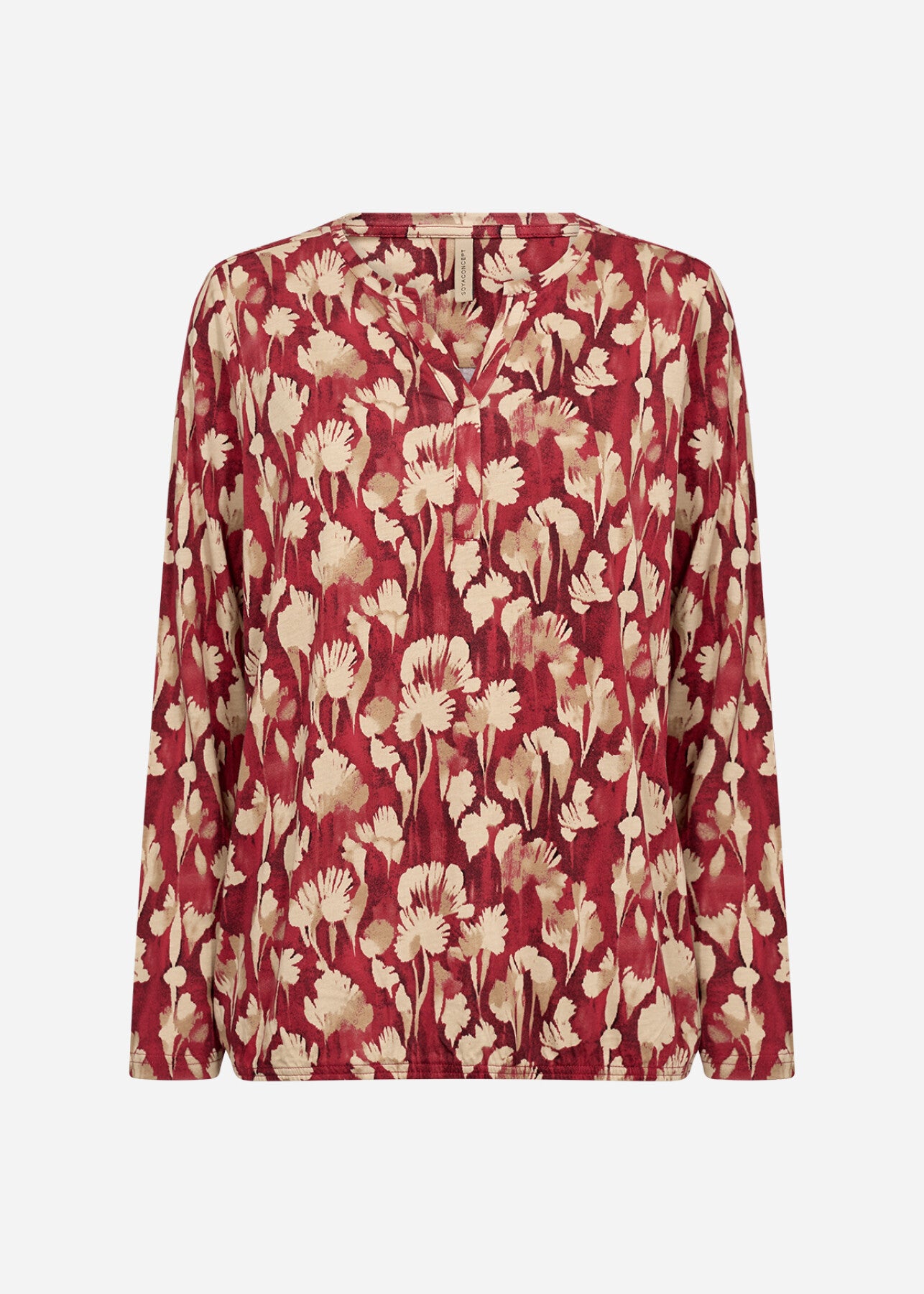 SC-FELICITY AOP 525 Bluse Rød