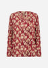 SC-FELICITY AOP 525 Bluse Rød