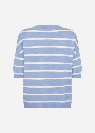 SC-DOLLIE STRIPE 794 Pullover Lyseblå
