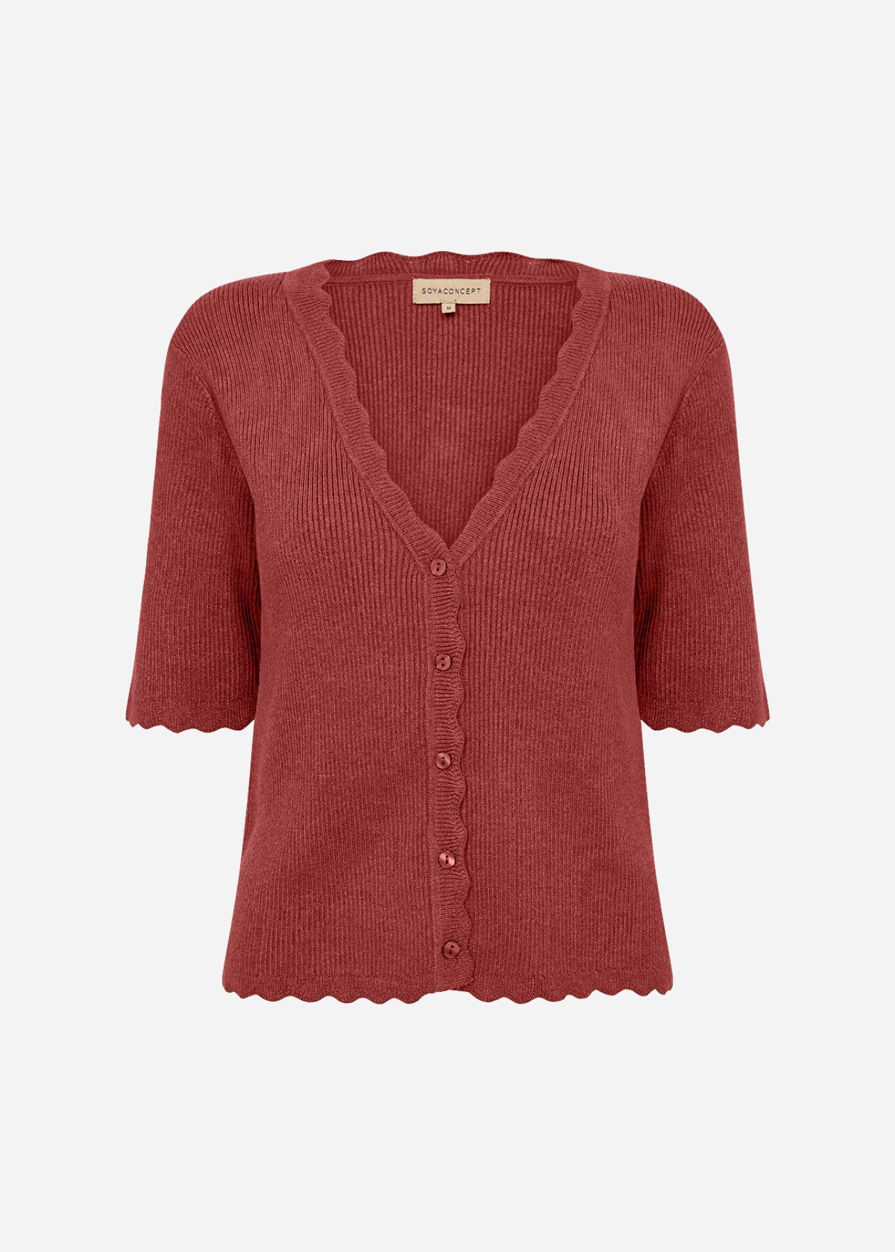 SC-DOLLIE 788 Cardigan Rust rød