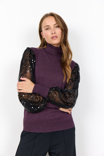 SC-DOLLIE 803 Pullover Lilla