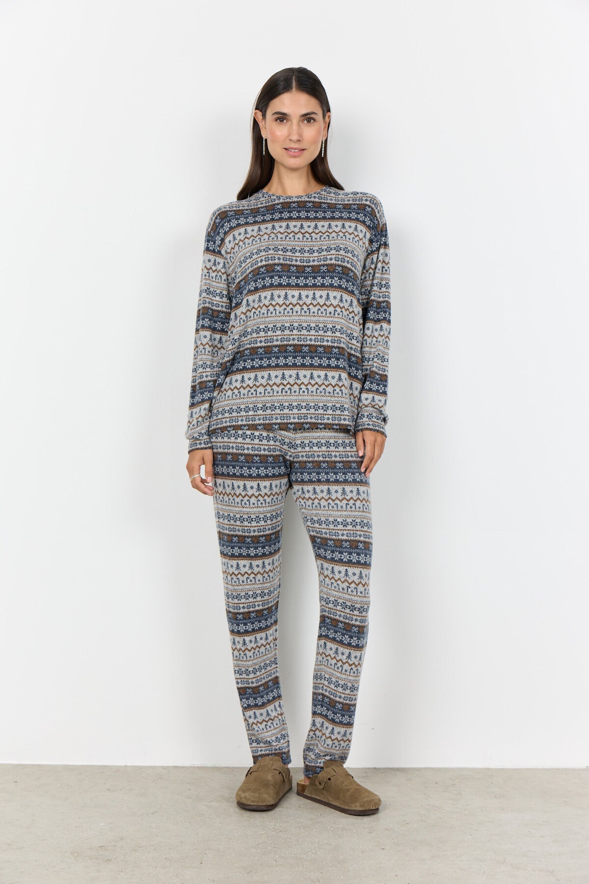 SC-BIARA AOP SET 149 Pyjamas Mørk blå