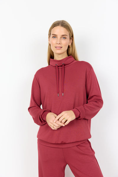 SC-BANU 125 Sweatshirt Rubin rød