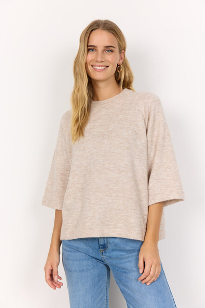 SC-ORLEAN 1 Pullover Lys sand