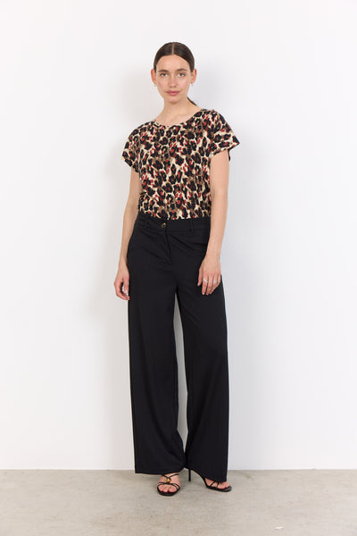 SC-FELICITY AOP 515 T-shirt Rust rød